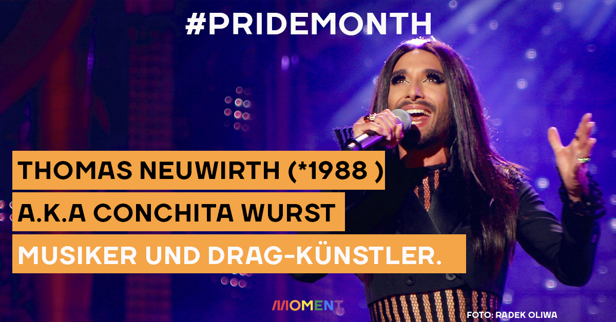 Thomas Neuwirth (1988) aka Conchita Wurst. Musiker und Drag-Künstler.