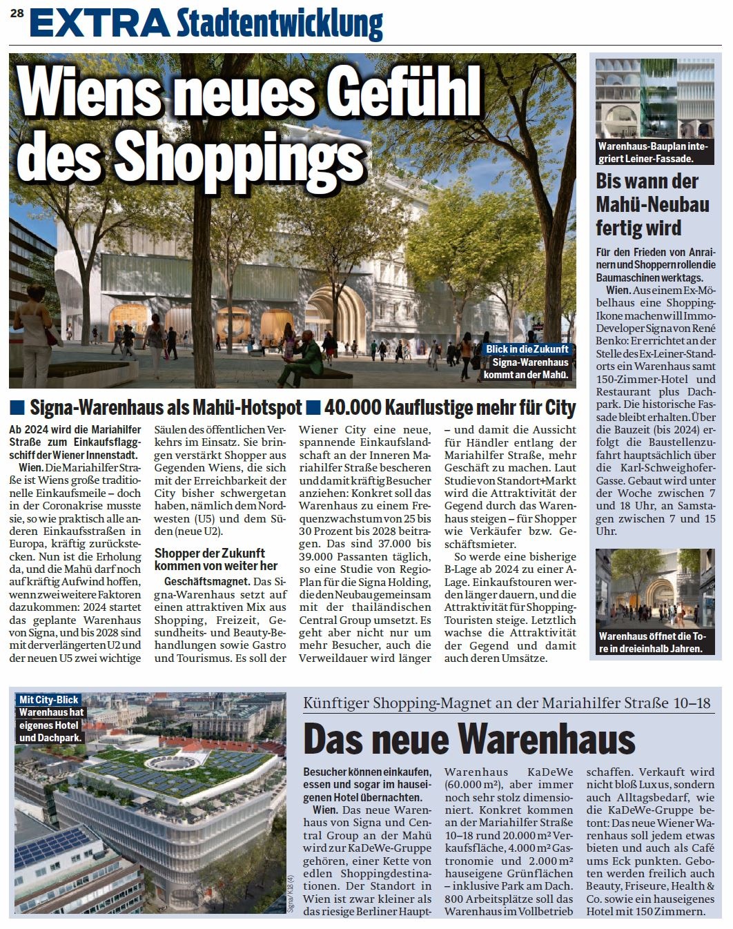 "Wiens neues Gefühl des Shoppings"