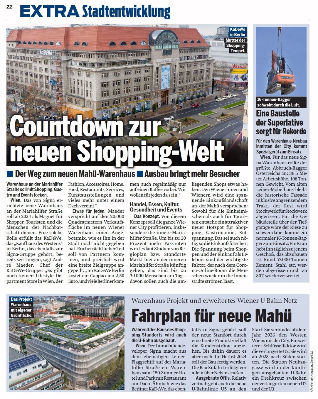 Countdown zur neuen Shopping-Welt