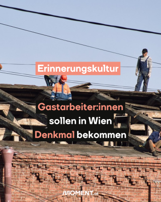 Man sieht Menschen auf dem Dach arbeiten.