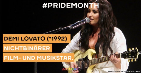 #PrideMonth: Demi Lovato, nichtbinärer Film- und Musikstar