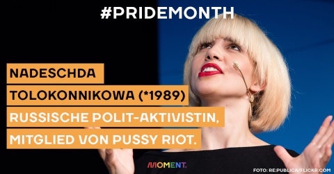 Nadeschda Tolokonnikowa, #PrideMonth