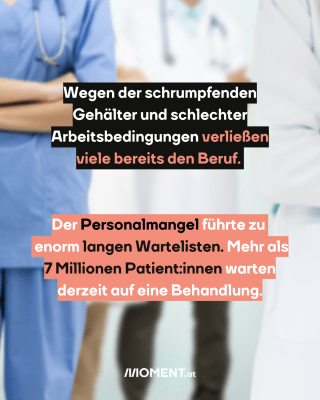 Ärzt:innen in typischer Arbeitskleidung, Kopf abgeschnitten