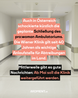 Man sieht einen Krankenhausflur