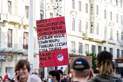 Black Lives Matter Proteste in Wien 2020