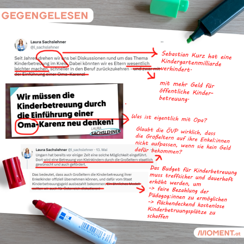 Gegengelesen zum einem Tweet von Sachslehner