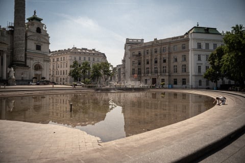 Hitzewelle in der Stadt