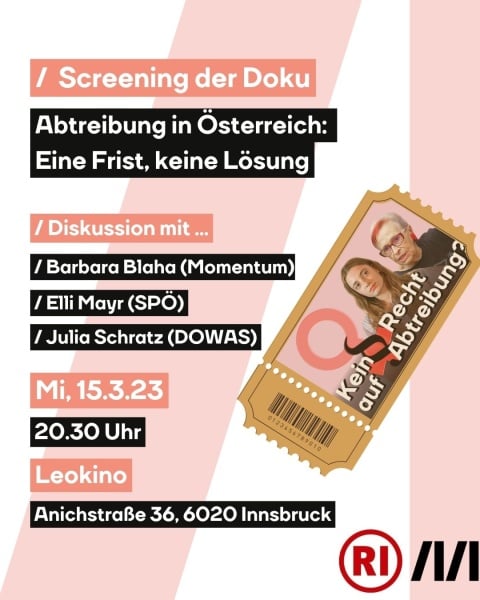 Einladung Kino Screening Leokino