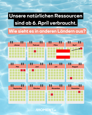 Im Hintergrund ist Wasser zu sehen, in dessen leichten Wellen sich das Licht spiegelt. Einige Kalender sind im Vordergrund, in denen verschiedene Daten über das Jahr verteilt markiert sind.