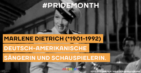 LGBTIQ Ikone Marlene Dietrich