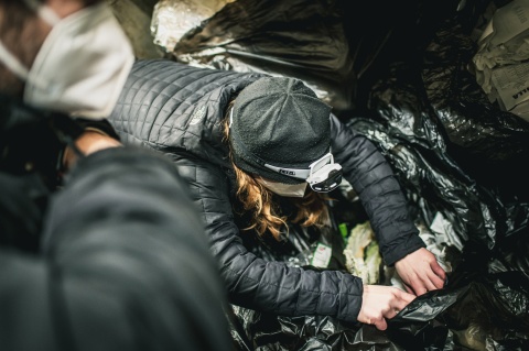 Dumpstern in Wien: Besser genau schauen, um nichts Gutes zu übersehen.