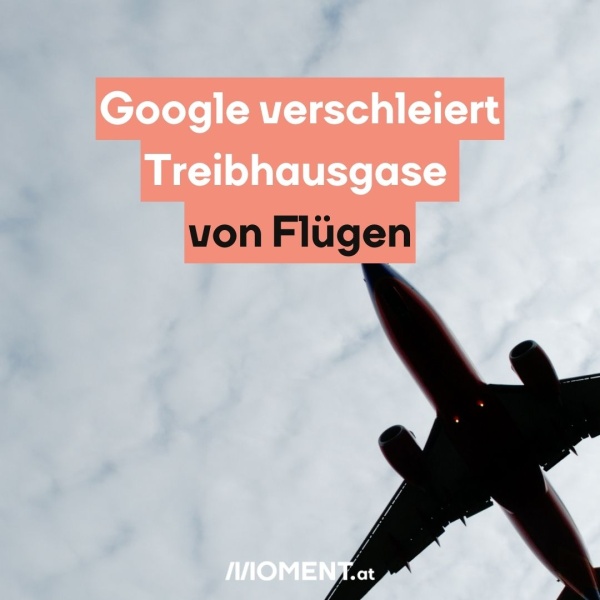 Google verschleiert Treibhausgase von Flügen
