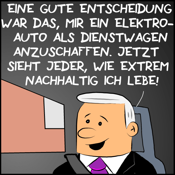 Hebel der Macht: Das Elektro-Dienstauto