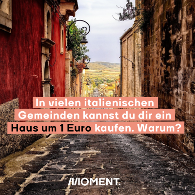 In Italien kann man Häuser um 1 Euro kaufen