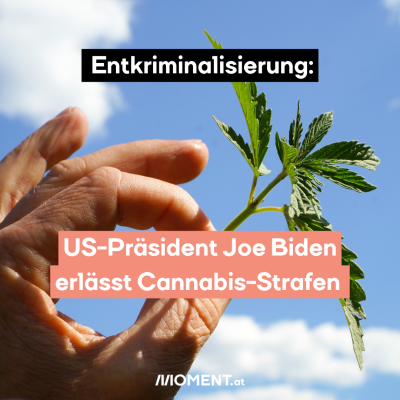 Entkriminalisierung: US-Präsident Biden erlässt Cannabis-Strafen