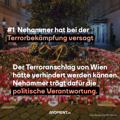 Nehammer hat bei der Terrorbekämpfung versagt