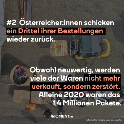 Österreicher:innen schicken ein Drittel ihrer Bestellungen wieder zurück