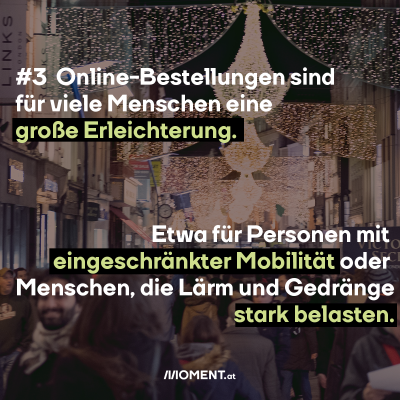 Online -Bestellungen sind für viele Menschen eine große Erleichterung