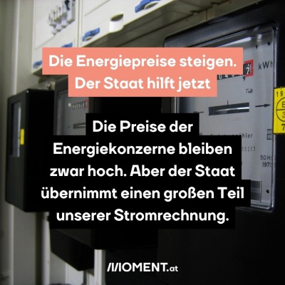 Österreich bekommt eine Strompreisbremse