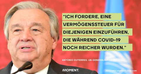 António Guterres, UN-Generalsekretär bei UN World Summit in Wien