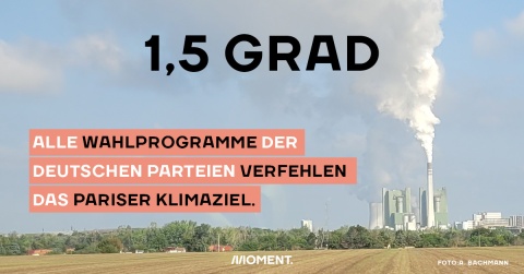 Parteien zur Bundestagswahl verfehlen Klimaziele