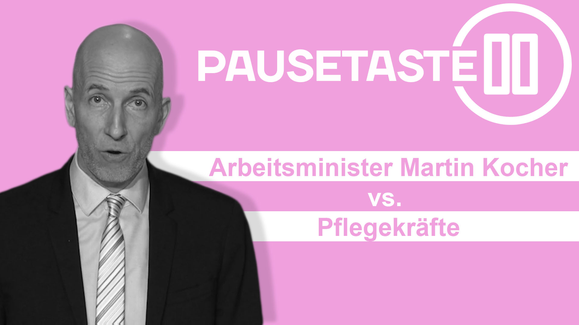 Pausetaste: Martin Kocher vs. Pflegekräfte