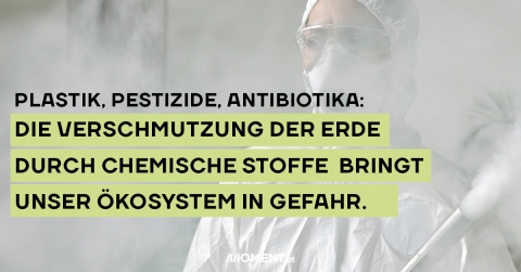 Verschmutzung der Erde durch chemische Stoffe bringt Ökosystem in Gefahr