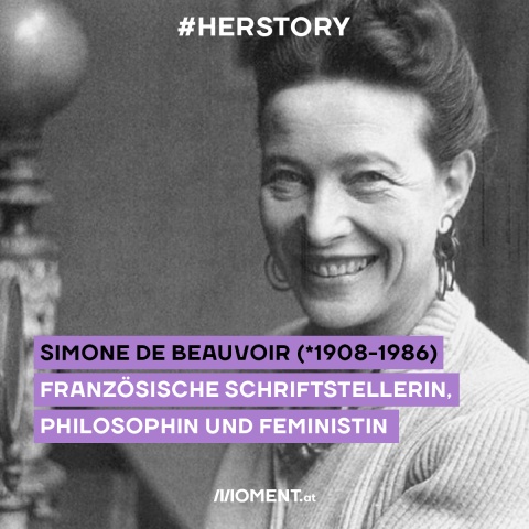 Porträtbild Simone de Beauvoir