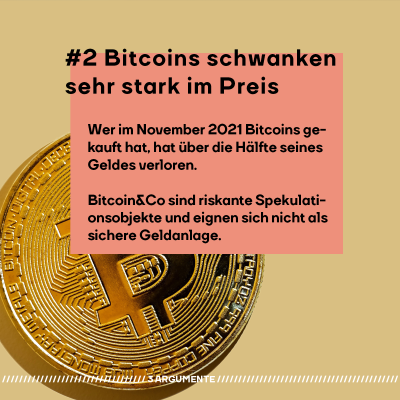 #2 Bitcoins schwanken sehr stark im Preis