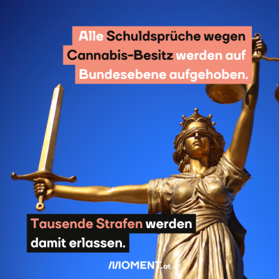 Alle Schuldsprüche wegen Cannabis-Besitz werden auf Bundesebene aufgehoben.