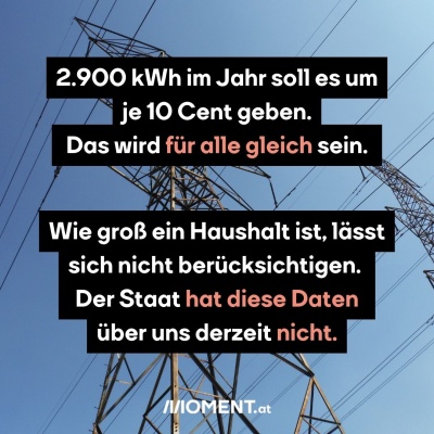 Österreich bekommt eine Strompreisbremse