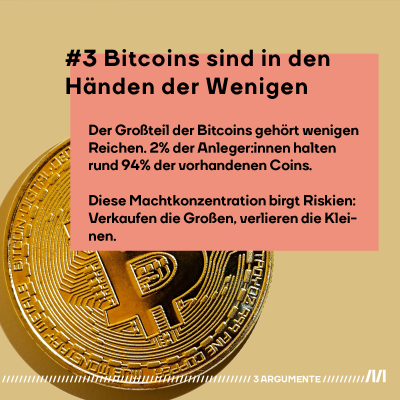 #3 Bitcoins sind in den Händen der Wenigen