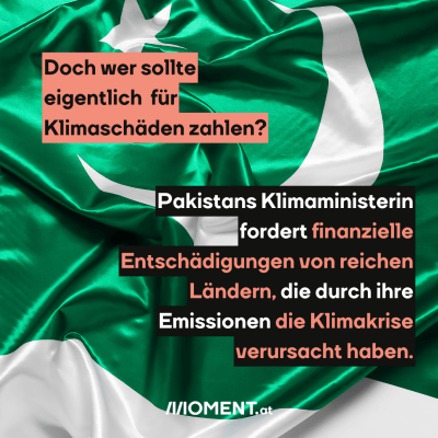 Pakistan sagt, dass Industrieländer zahlen müssen