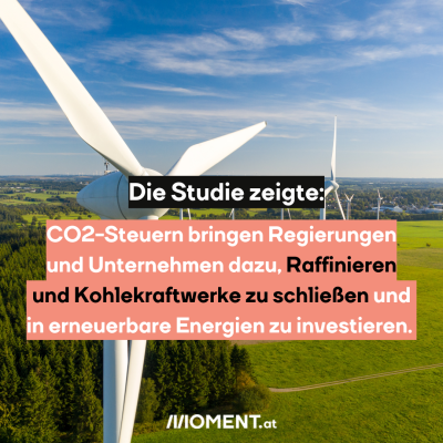 Eine Landschaft mit mehreren Windrädern. "Die Studie zeigte: <span class=