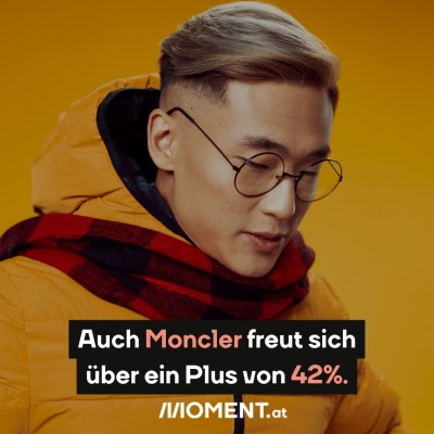 Moncler um 42%