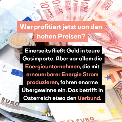 Wer profitiert?