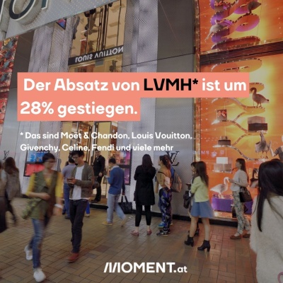 LVMH um 28%