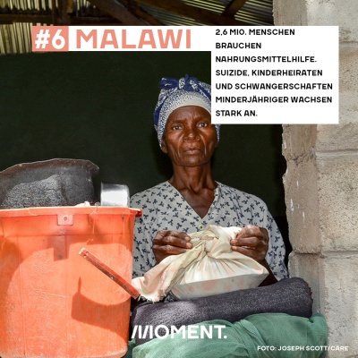 Malawi – 2,6 Millionen Menschen brauchen Nahrungsmittelhilfe