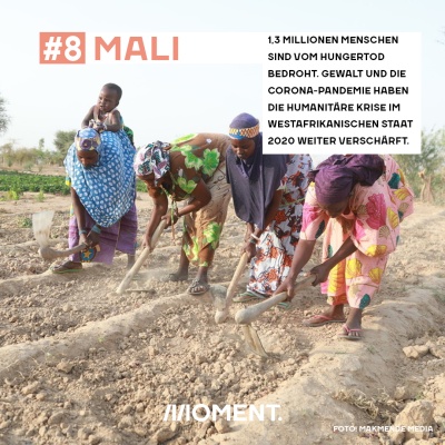 Mali – 1,3 Millionen Menschen leiden Hunger