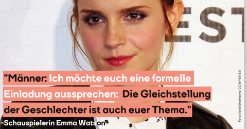 Emma Watson spricht Männer direkt an