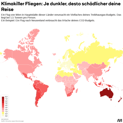 Klimakiller Fliegen: Je dunkler, desto schädlicher deine Reise