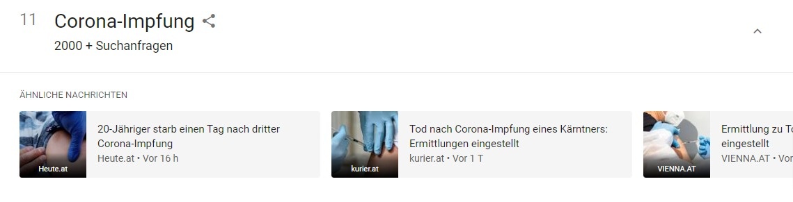 Tod eines 20-jährigen nach Corona-Impfung: Fehlinformationen über schlechte Überschriften