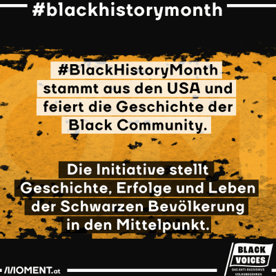 #BlackHistoryMonth stammt aus den USA und feiert die Geschichte der Black Community. Die Initiative stellt die Geschichte, Erfolge und Leben der Schwarzen Bevölkerung in den Mittelpunkt.