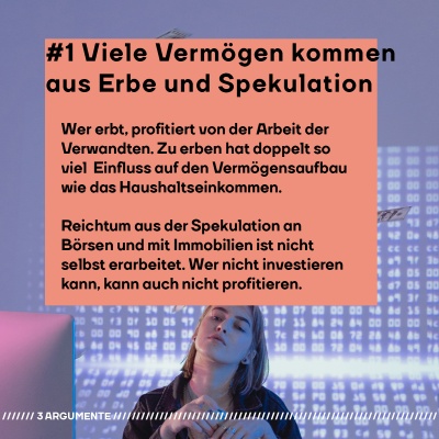 #1 Viele Vermögen kommen aus Erbe und Spekulation