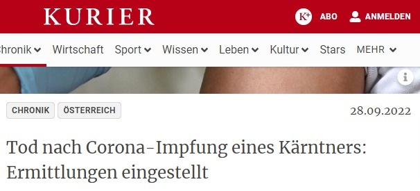 Tod eines 20-jährigen nach Corona-Impfung: Fehlinformationen über schlechte Überschriften