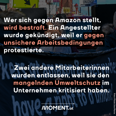 Wer sich gegen Amazon stellt, wird besraft