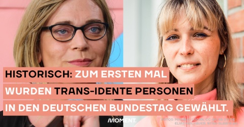 Die ersten Transidenten Personen sind in den deutschen Bundestag gewählt worden