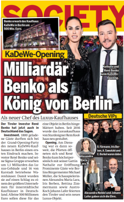 Benko als König von Berlin
