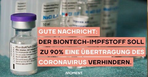 Die Biontech-Impfung verhindert eine Virusübetragung