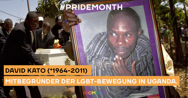 David Kato. Mitgebründer der LGBT-Bewegung in Uganda.